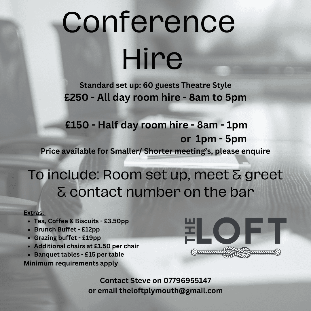 Meeting Room Hire at The Loft Plymouth.